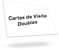 Cartes de Visite Doubles