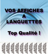 Affiches  Languettes